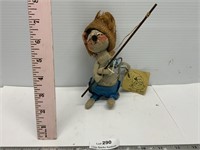 Annalee Dolls Country Mouse Fishing w/ Tags