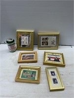 Collectable framed stamps