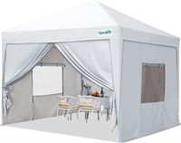 Privacy 8x8 Ez Pop up Canopy Tent with Sidewalls