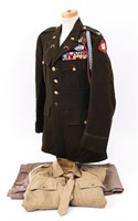 WWI - WWII 101st AIRBORNE NAMED OFFICER UNIFORM