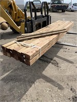 14 of 4x4x9 treated lumber
