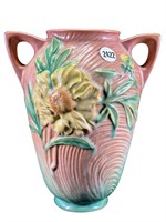 Vintage Roseville Peony Trail Vase