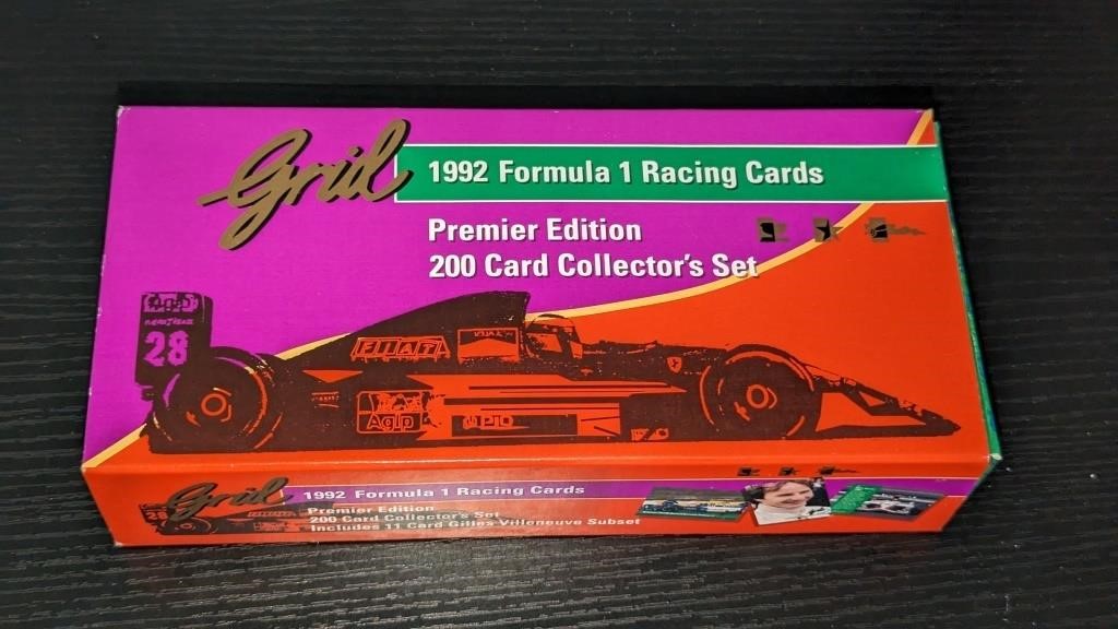 1992 Grid Formula 1 Racing Cards Sealed Box