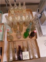 Assorted Old Bottles - Frostie, Grapette,