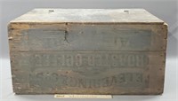 Old Advertising Coffee Crate Stamped Westminster