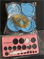 Silicone Molds and Measuring tool
