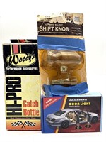 Vintage Walnut Shift Knob, Door Light Kit, and