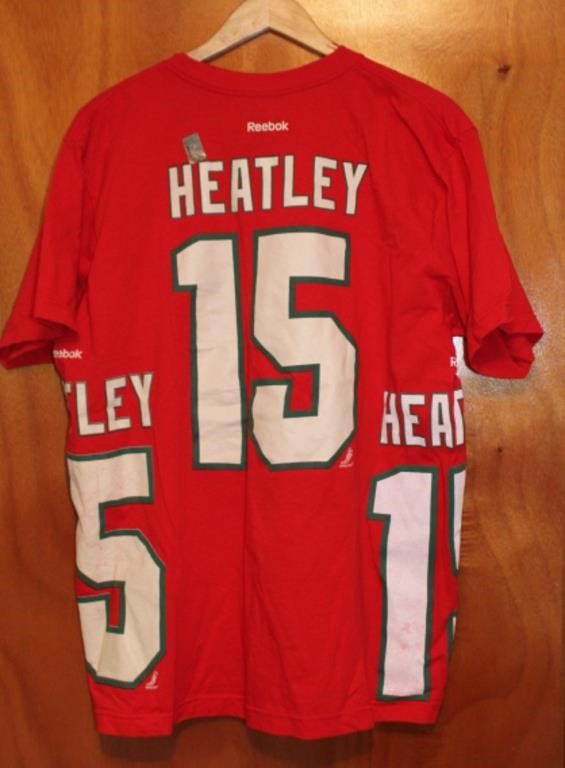 Dany Heatley Misprinted T-Shirt XL