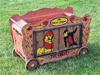Vintage The Circus Wagon Toy Chest