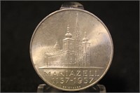1957 Austria 25 Schilling 800th Ann Silver Coin