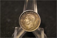 1943 Australia 6 Pence Silver Coin