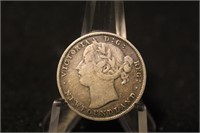 1894 Newfoundland 20 Cent Silver Coin