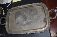 silver plate tray