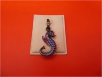 Sterling Silver Seahorse 1.5" Pendant