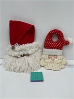 Santa Clause Door Hanger Pillow