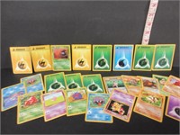 LOT OF 25 1999 & 2000 POKEMON CARDS