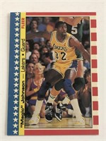 1987 Fleer Magic Johnson Sticker Lakers HOF 'er