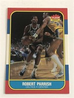 1986 Fleer Robert Parish Card Celtics HOF 'er