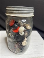 Button lot Jar