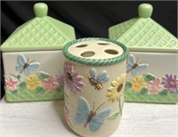 Matching toothbrush or Canister Set