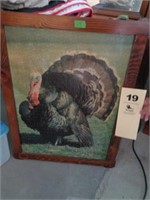 Framed turkey puzzle