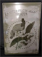 United States Army Metal Sign 17"×12"