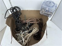 Lot: extension cords, bottle openers, misc.