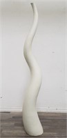 Fiberglass modern sculpture vase
