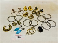 Clip-On  & Other Costume Earrings (some vintage)