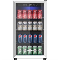 Beverage Cooler Fridge in Stainless Steel