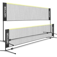Portable Adjustable Volleyball and Badminton Net