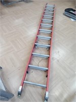 >Keller extendable fiberglass ladder, max 21 ft