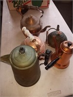 5 Copper Kettles