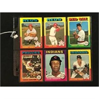 6 1975 Topps Baseball Stars/hof