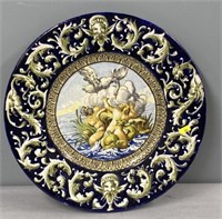 Faience Pottery Charger after Della Robbia
