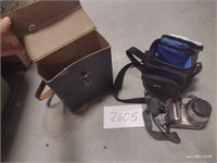 Camera, box backpack