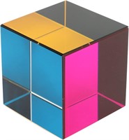 60mm CMY Color Cube Glass Prism
