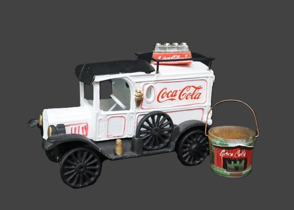 Cast Metal Coca-Cola Truck ++