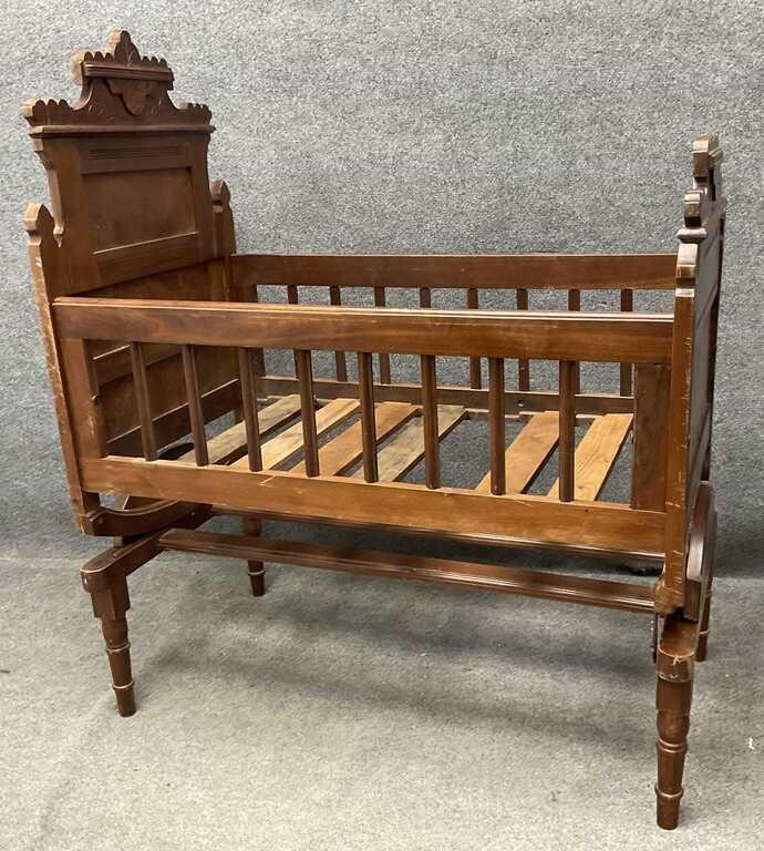 Victorian Rocking Cradle