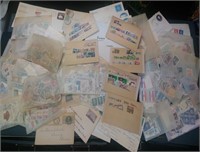 Odd lot of Postage Stamps, Envelopes etc.