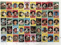 Lot (50) Vintage 1959 Topps Baseball Cards