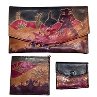 Leather Wallet Set