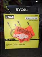 Ryobi 4' & 10' USB-C to Lightning Chargers