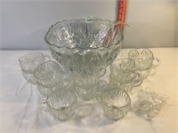 The Williamsport 26pc Crystal Punch Service