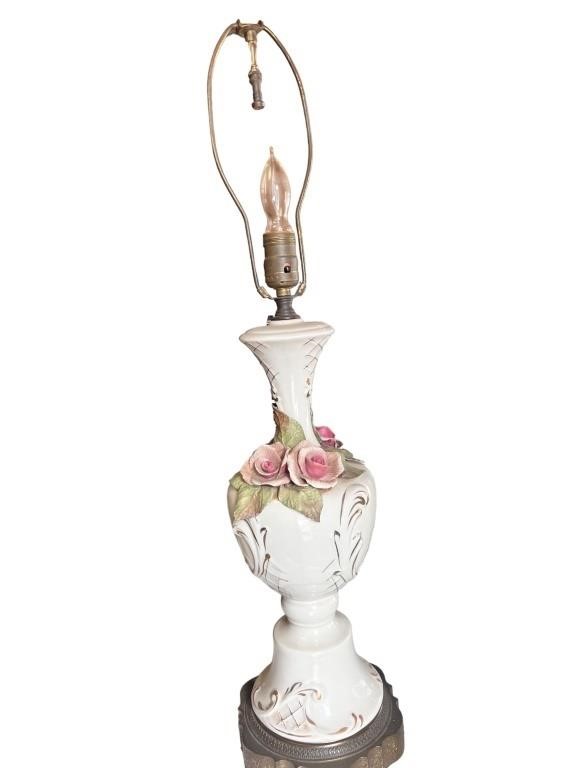 Baroque Floral Table Lamp