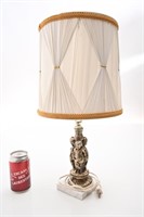 Lampe vintage, avec chérubins