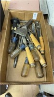 Tray Lot of Files and chisels