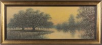Alexander Drysdale, Bayou landscape, 19th/20th c.