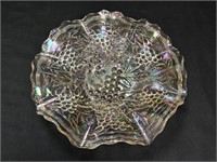 Imperial "Iridized White 9" Dia Grape Dish