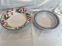 2 extra large serving bowls